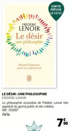 Lu - Le Désir : Une Philosophie