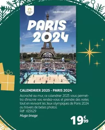 Hugo Image - Calendrier 2025-Paris 2024