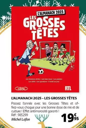 Michel Lafon - L'almanach 2025-Les Grosses Tetes