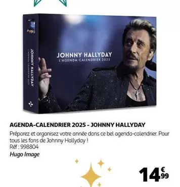 TOUS - Agenda-calendrier 2025-johnny Hallyday