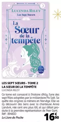 Le Livre De Poche - Tome 2 La Sœur De La Tempete