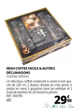 Irish Coffee Facile & Autres Déclinaisons