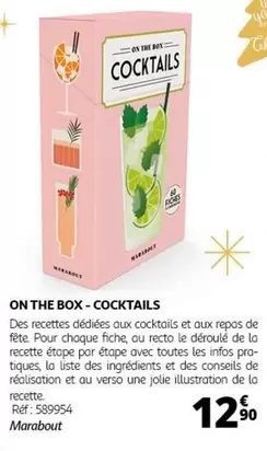 Marabout - On The Box-Cocktails