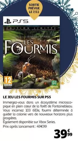 Le Jeu Les Fourmis Sur Ps5