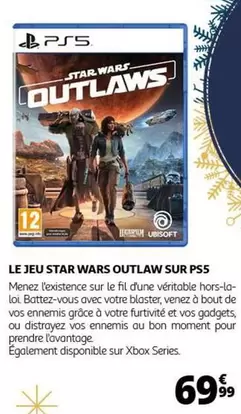 Le Jeu Star Wars Outlaw Sur Ps5