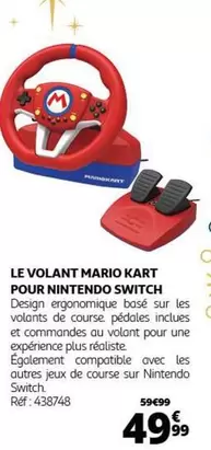 Nintendo - Le Volant Mario Kart Pour  Switch