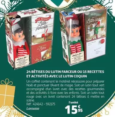 Avent - 24 Bêtises du Lulin Farceur et 15 Recettes et Activités avec LC Lutin