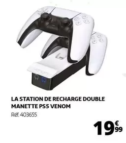 La Station De Recharge Double Manette Ps5 Venom