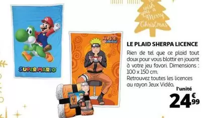 Le Plaid Sherpa Licence