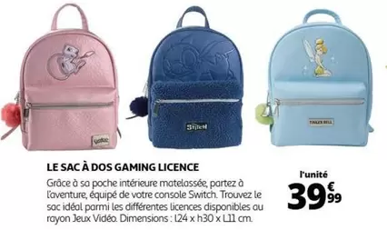 Bell - Le Sac À Dos Gaming Licence