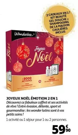 Wonderbox - Joyeux Noël Émotion 2 En 1