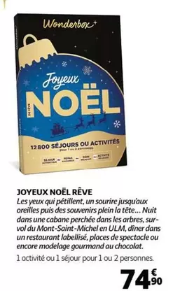 Wonderbox - Joyeux Noël Rêve