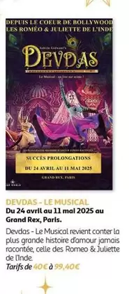 Le Musical au Grand Rex, Paris - Du 24 Avril au 11 Mai 2025