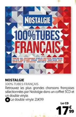 Nostalgie - 100% Tubes Francais