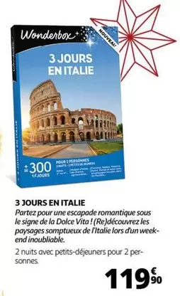 Wonderbox - 3 Jours En Italie