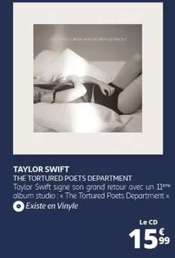 Taylor Swift The Tortured Poets Department