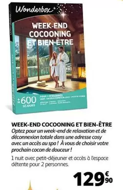 Wonderbox - Week End Cocooning Et Bien-etre