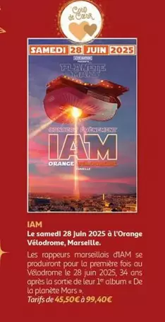 I.G.M. - Événement au Orange Vélodrome de Marseille le 28 Juin 2025