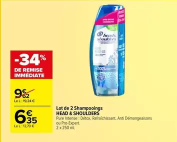 head & Shoulders - Lot De 2 Shampooings