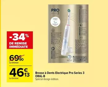 oral-b - brosse à dents electrique pro series 3