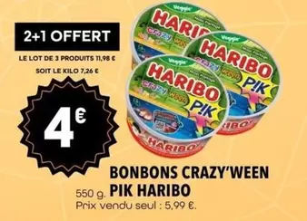 Haribo - Pik  - Bonbons Crazy'ween