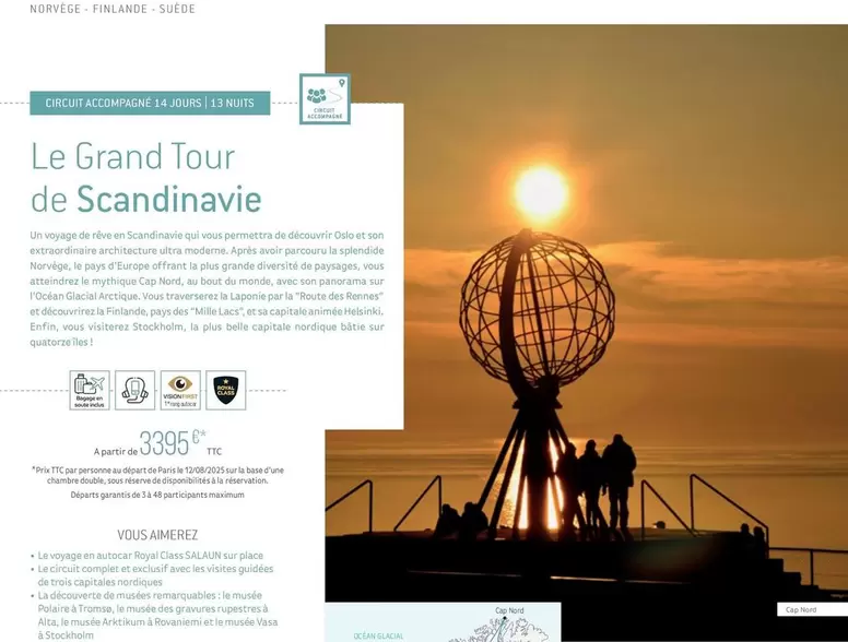 Le Grand Tour De Scandinavie offre à 3395€ sur Salaün Holidays