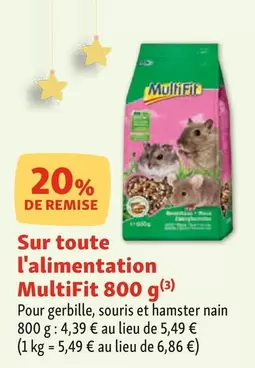 MultiFit, - Sur Toute L'alimentation  offre sur Maxi Zoo