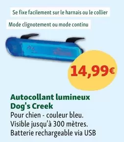 Autocollant Lumineux Dog's Creek