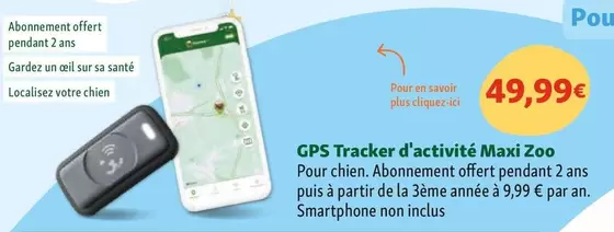 Maxi Zoo - GPS Tracker D'activite