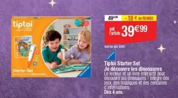 Tiptoi Starter Set offre à 39,99€ sur Cora