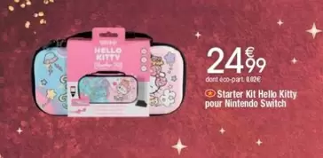 Nintendo - Starter Kit Hello Kitty Pour  Switch offre à 24,99€ sur Cora