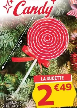 La Sucette offre à 2,49€ sur Gifi