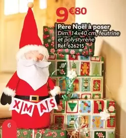 Père Noël À Poser offre à 9,8€ sur Gifi