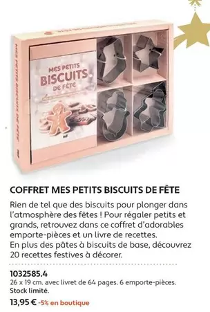 Coffret Mes Petits Biscuits De Fête