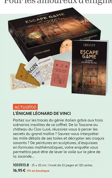 L'enigme Leonard De Vinci