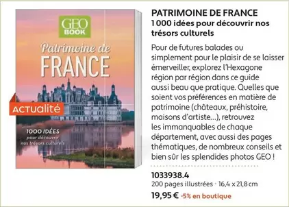 Geo Book - Patrimoine De France