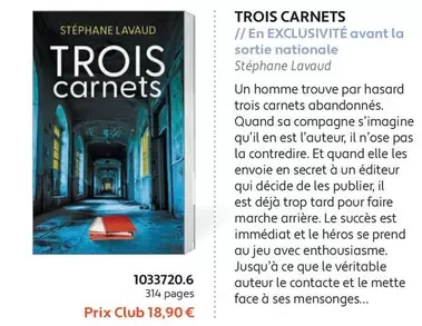 Trois Carnets