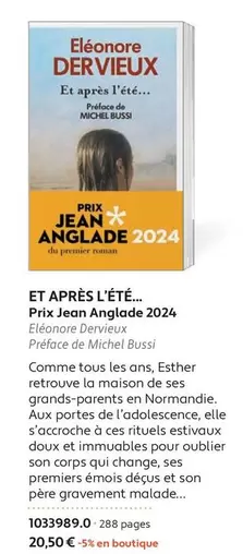 TOUS - Et Après L'été... Prix  2024