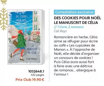 Cookies de Noël - Le Manuscrit de Célia : Délices Festifs et Recettes Exclusives