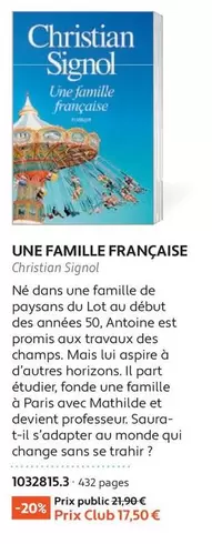 Christian Signol - Une Famille Française