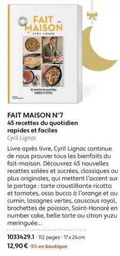 TOUS - Fait Maison N°7