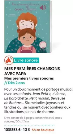 Mes Premieres Chansons Avec Papa