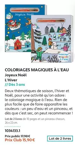 Joyeux Noël - Coloriages Magiques À L'eau