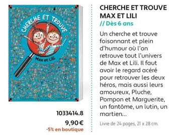 Cherche Et Trouve Max Et Lili