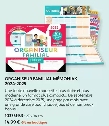 Organiseur Familial Mémoniak