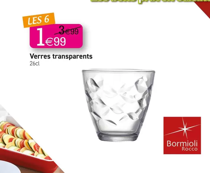 Bormioli Rocco - Verres Transparents