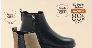 Amortyl - D. Boots Chelsea offre à 89,99€ sur Damart