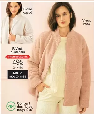 Veste D'intérieur offre à 49,99€ sur Damart