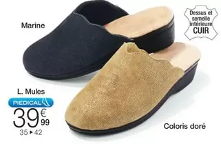 Piedical - Mules offre à 39,99€ sur Damart