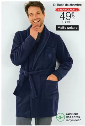 Maille - Robe De Chambre offre à 49,99€ sur Damart